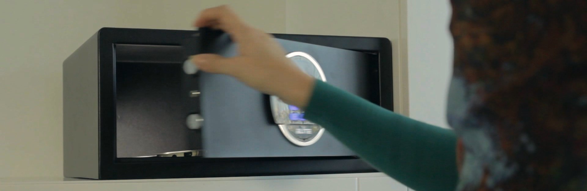 Caja fuerte en habitacion de Hotel